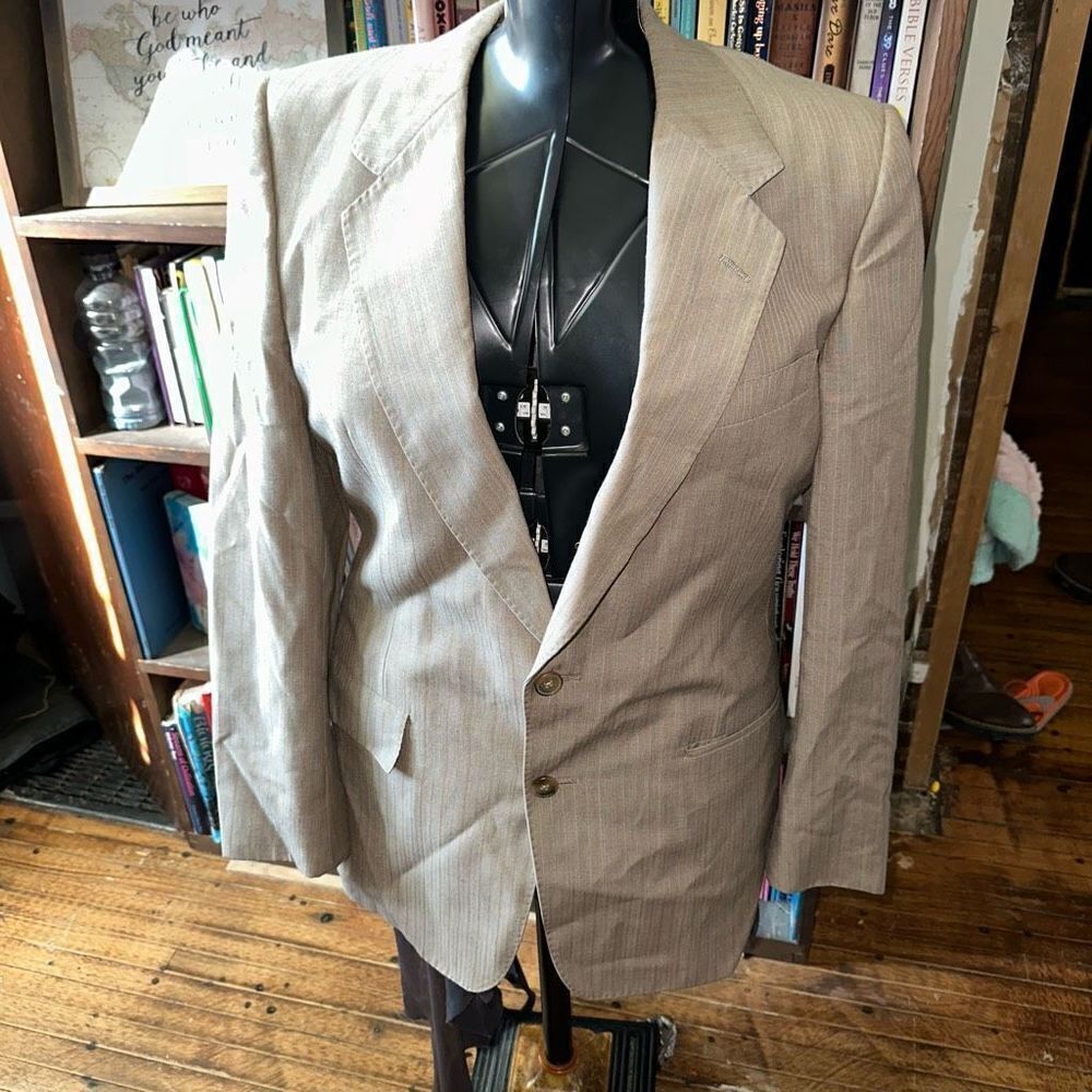 Christian Dior Monsieur Dillard oatmeal 90’s sports jacket